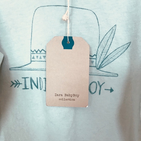 1 left! 12-18m NWT Zara “Indiana Boy” Tee - Picture 3 of 7